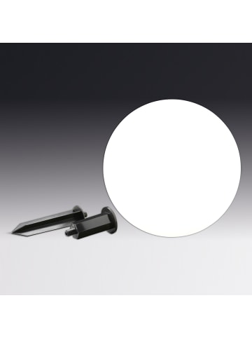 näve Außensockelleuchte "BALL" in weiß - (L)50 cm x (B)50 cm x (H)81 cm