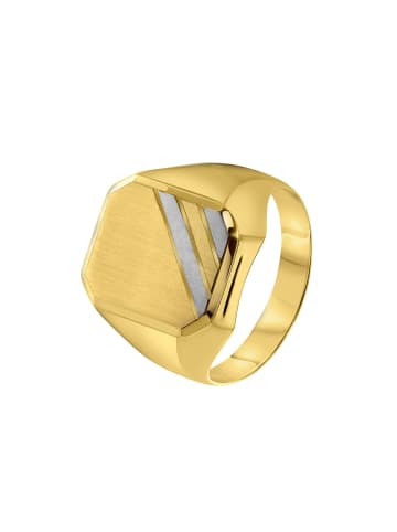 Lucardi 585 Gold Ring  Rechteck