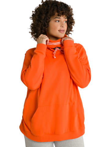 Ulla Popken Sweatshirt in mandarine