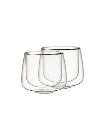 Villeroy & Boch 2er Set Cappuccino-Becher Artesano Hot & Cold in Transparent 250 ml in transparent