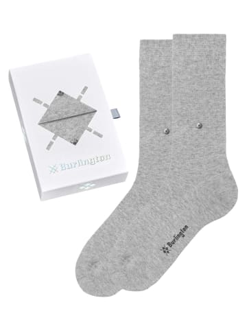 Burlington Socken 2er Pack in Hellgrau