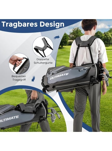 COSTWAY Golfschläger Set Herren in Grau