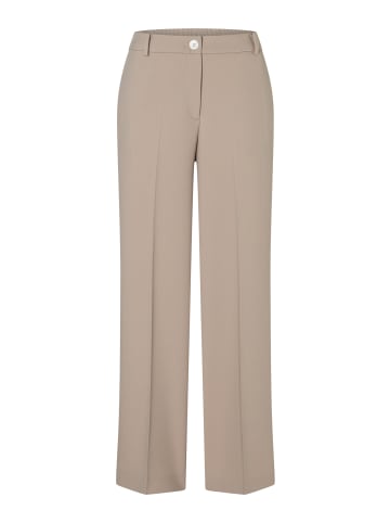 More & More trendige Hose, Galon-Streifen in beige