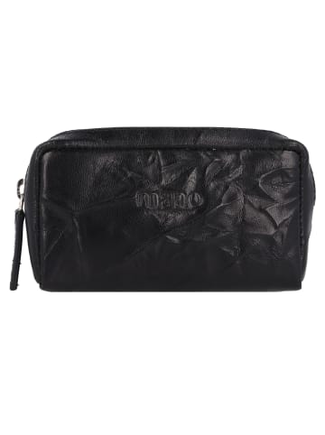 mano Donna Aurona Schlüsseletui RFID Leder 10,5 cm in schwarz