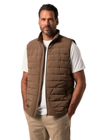 JP1880 Steppweste in holzbraun