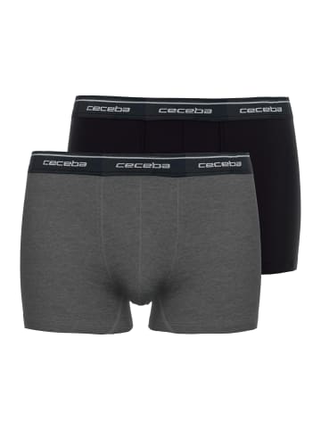 CECEBA Pants 2Er Pack Monza in grau-dunkel-melange