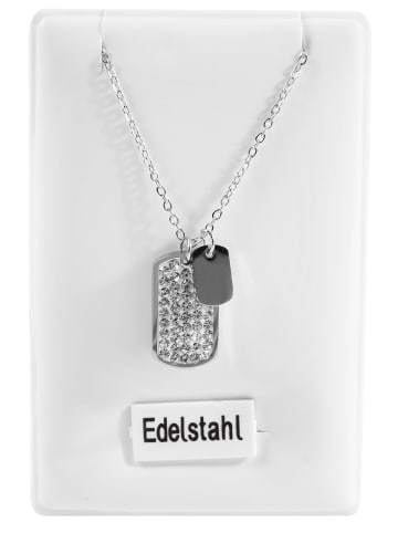Adeliás Damen Halskette mit Anhänger – aus Edelstahl in silber