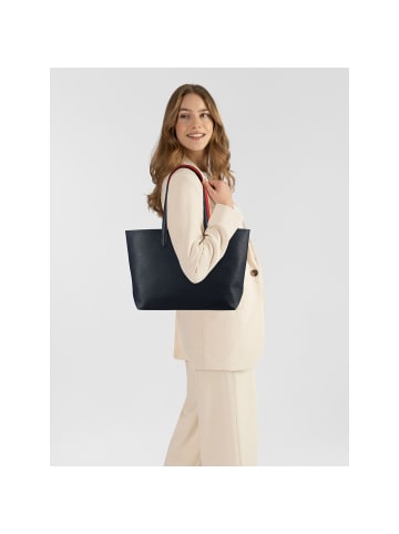Lacoste Anna Shopper Tasche 35 cm marine rouge