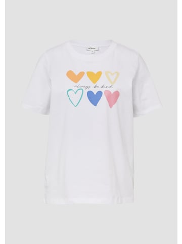 s.Oliver T-Shirt in 01D3_weiß