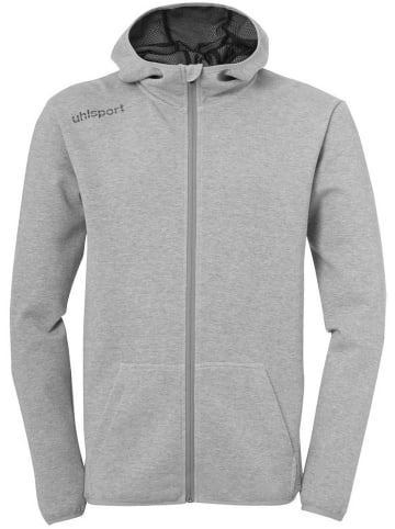 uhlsport  Trainingsjacke "Essential Hood Jacket" in Grau