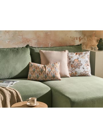 Beliani 3er-Set Dekokissen HOPEA in Bunt/Beige