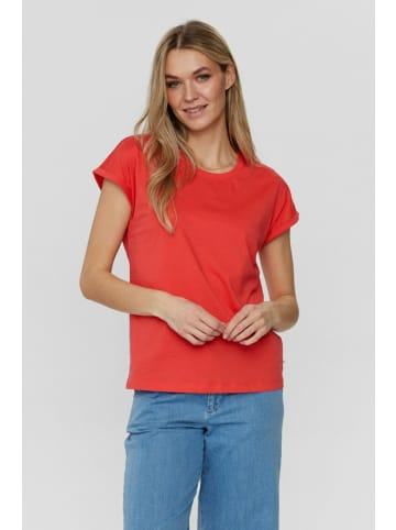 NÜMPH Rundhals T-Shirt für Damen in rot
