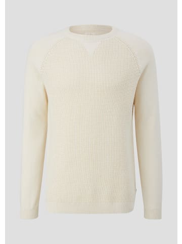 QS Strickpullover in 01W0_wollweiß