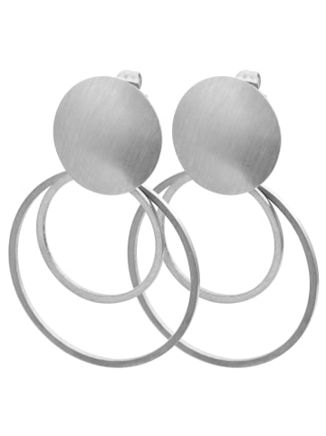 Adeliás Damen Ohrringe – Ohrstecker aus Edelstahl in silber