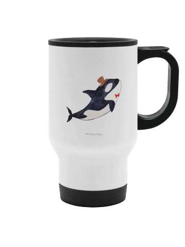 Mr. & Mrs. Panda Becher Orca Zylinder ohne Spruch in Weiß