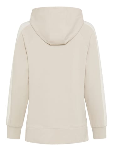 Tamaris Hoodie in beige-weiß