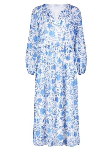 Vera Mont Sommerkleid im Boho Style in Cream/Blue