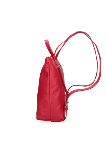 ROBERTA ROSSI In einen Rucksack umwandelbare Handtasche in RED