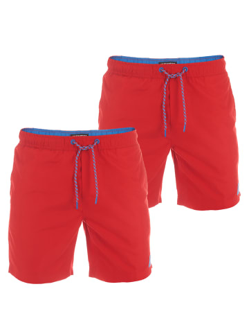 riverso  Short RIVDavid 2er Pack comfort/relaxed in Rot