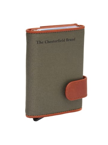 The Chesterfield Brand Sabana Geldbörse RFID Schutz Leder 7.5 cm in steel green