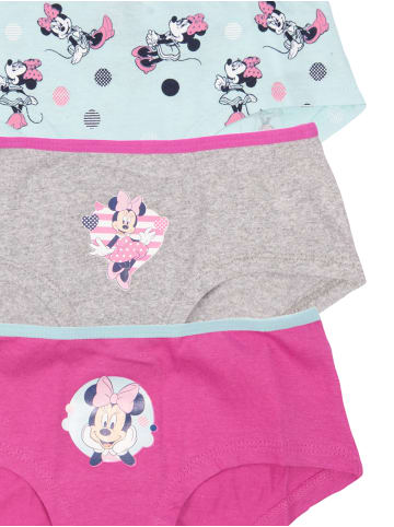 Disney 3er Pack Disney Minnie Mouse Panty in Mehrfarbig