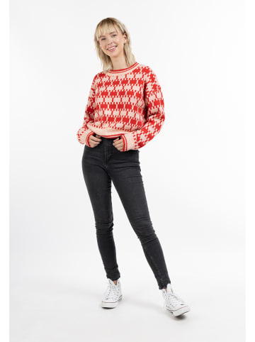 myMo Damen Strickpullover in Rot