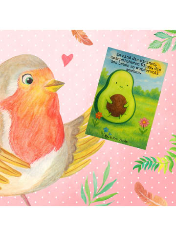 Mr. & Mrs. Panda Beileidskarte Avocado Kern Design mit Spruch in Weiß