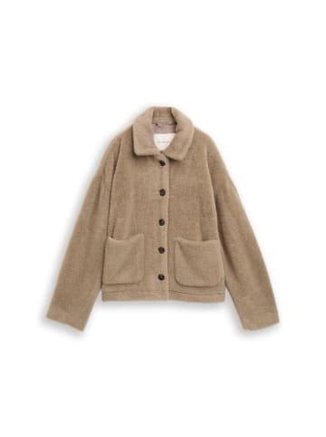 Tom Tailor Jacke in soft taupe grey