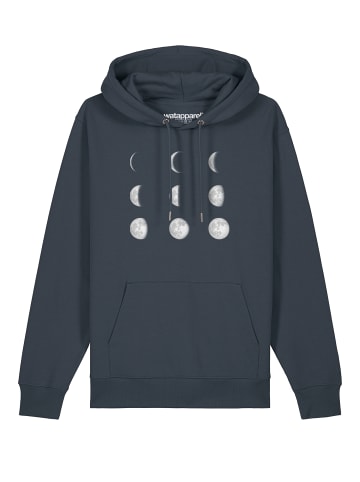 wat? Apparel Sweatshirt Moonphases in India Ink Grey