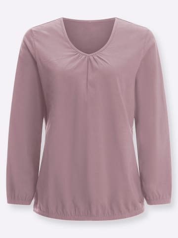 Sieh an! Langarm-Shirt in mauve