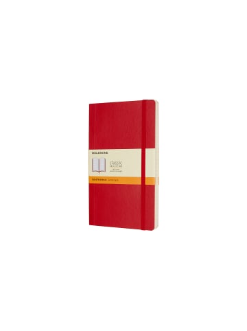 Moleskine Notizbuch mit weichem Einband, 70g-Papier, Liniert "Classic" in Scharlachrot