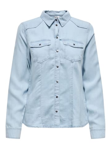 ONLY Hemd in Light Blue Denim