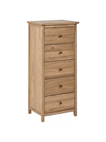 Beliani Kommode SALTON in Braun - (W) 50 x (H) 111 x (L) 39 cm