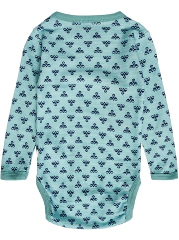 Hummel Kinder Langarmbody in Blau