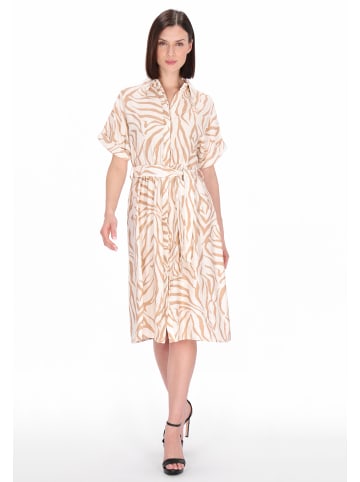 usha BLACK LABEL Women Dress in offwhite camel