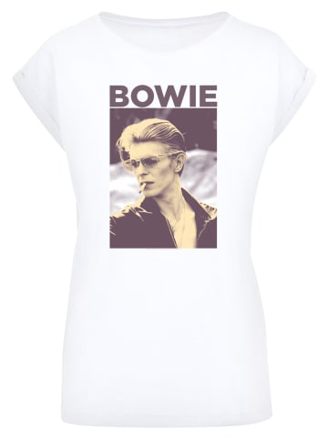 F4NT4STIC T-Shirt David Bowie Smoking Photograph in weiß