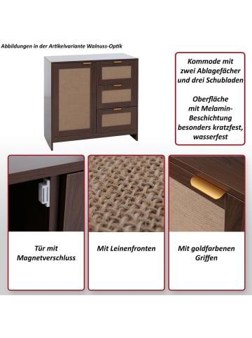 MCW Kommode P50, Walnuss-Optik