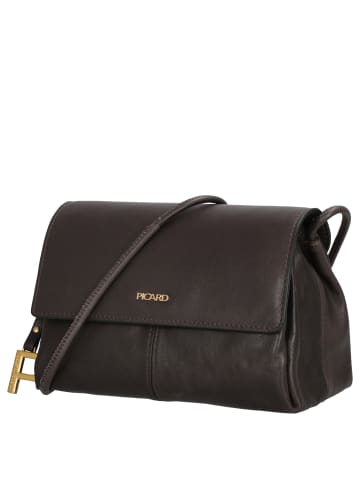 PICARD Whisper - Schultertasche 21 cm (schwarz) in cafe