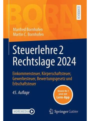 Springer Berlin Buch - Steuerlehre 2 Rechtslage 2024