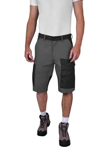 Normani Outdoor Sports Herren Shorts Ahvaz in Schwarz/Anthrazit