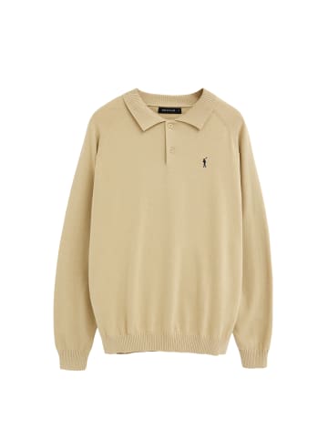Polo Club Pullover RIGBY GO LS POLO COTTON in Beige
