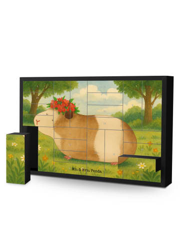 Mr. & Mrs. Panda Adventskalender Meerschweinchen Weisheit Design... in Weiß