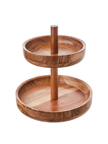 Butlers Etagere ACACIA 2-stufig in Braun