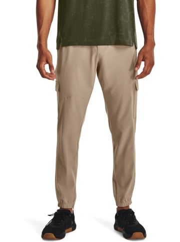 Under Armour Cargohose "UA Stretch Woven Cargo Pants" in Beige