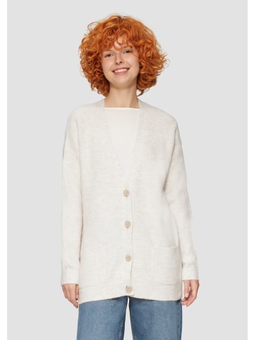 QS Strickjacke langarm in Beige