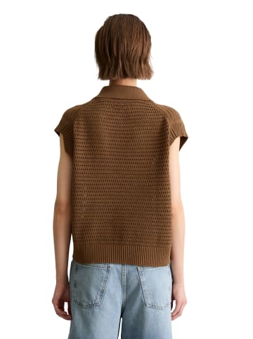 Marc O'Polo DENIM Pullunder regular in Umbra Brown