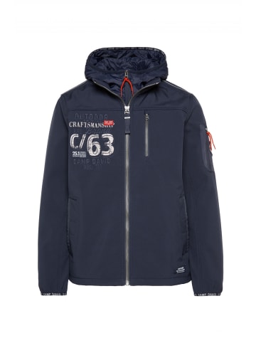 CAMP DAVID  Softshelljacke in dunkelblau