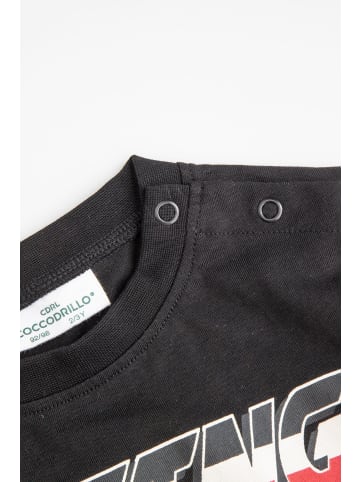 Coccodrillo Jungenpyjama in schwarz