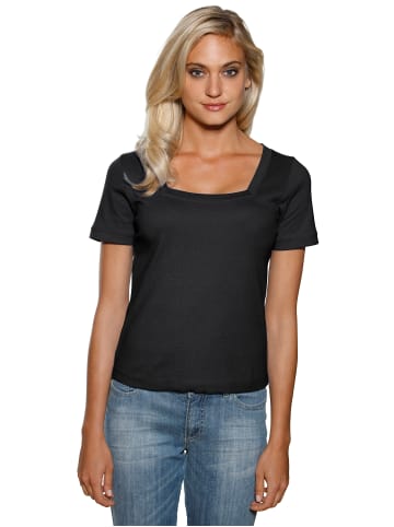 Heine Carré-Shirt in schwarz