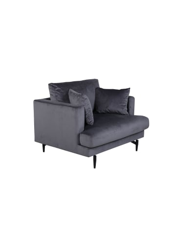 ebuy24 Sessel Sofia Grau 104 x 92 cm